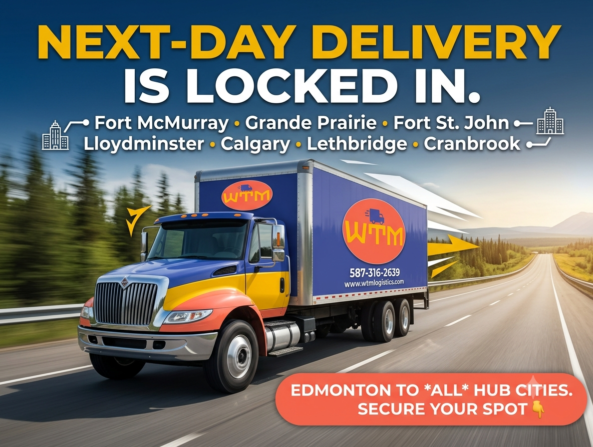 Expedited freight service on Alberta QEII Highway and corridors